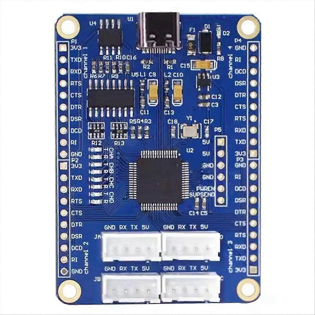 USB to 4-Way TTL Serial Port FT4232HL Chip USB to Multi-Way Serial Port 5V 3.3V