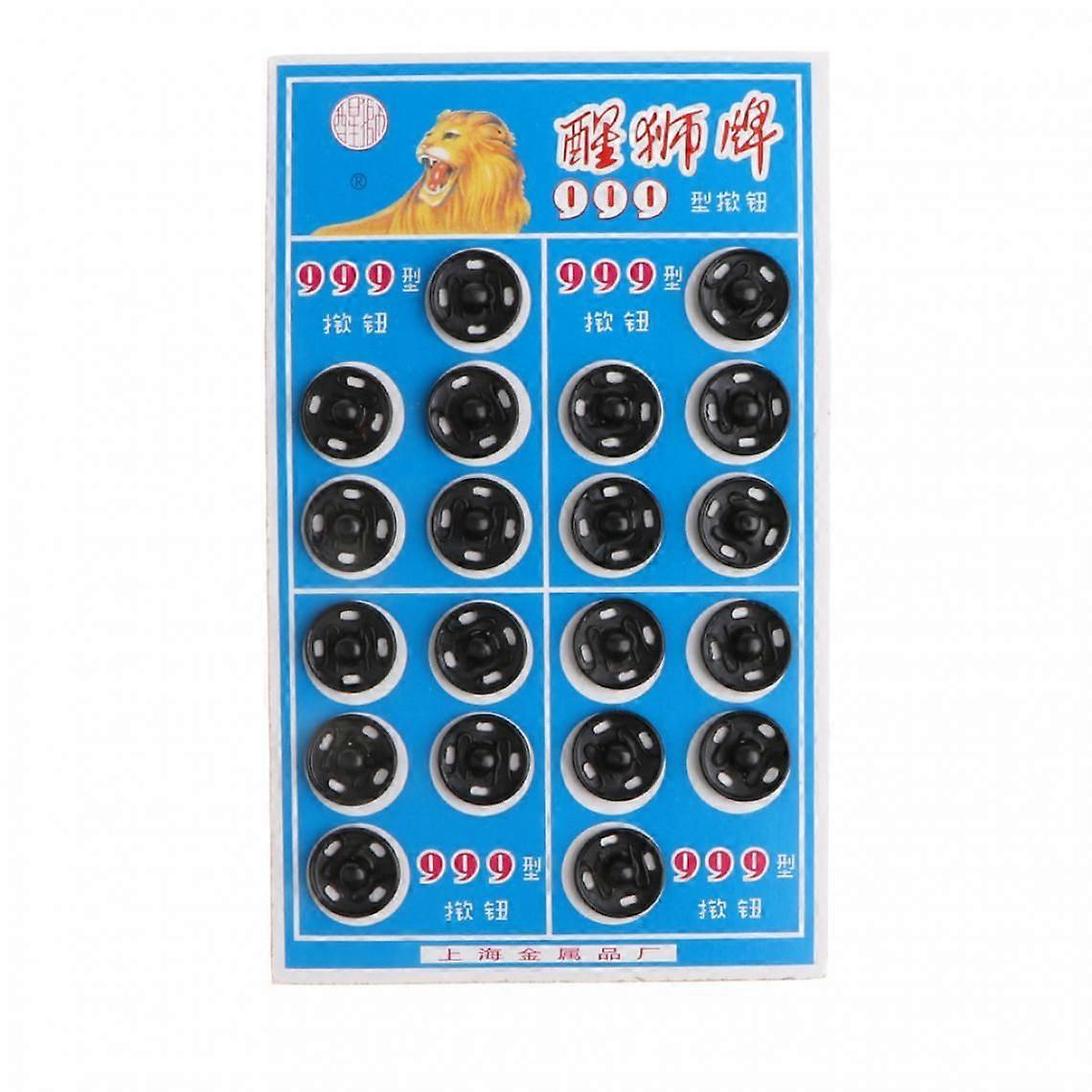 50 Pair Sew-on Metal Snap Fastener Button Press Button DIY Sew Craft 14mm