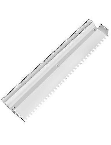 Large Tile Trowel 61 cm, Square-Notched for Floor Tiles, Durable Masonry Tool, Gray, Ideal for Large Tile Installations