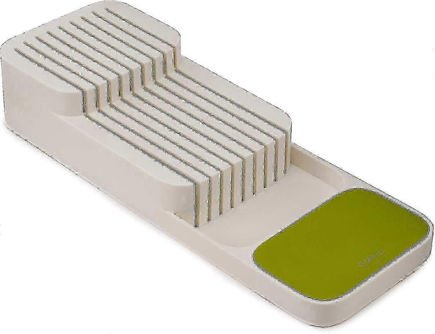 Drawer Knife Rack, Kitchen Knife Rack - Plastic, Gray