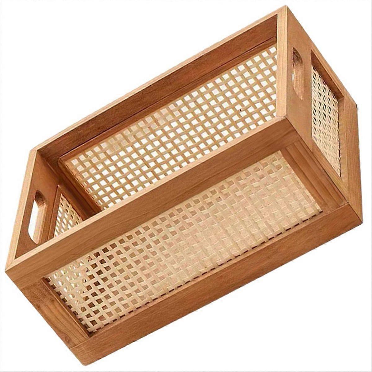 Dekorativ kurv Bokoppbevaring Vevde kurver for oppbevaring Kurv Organisering Barnehage Soverom Rotting Ba