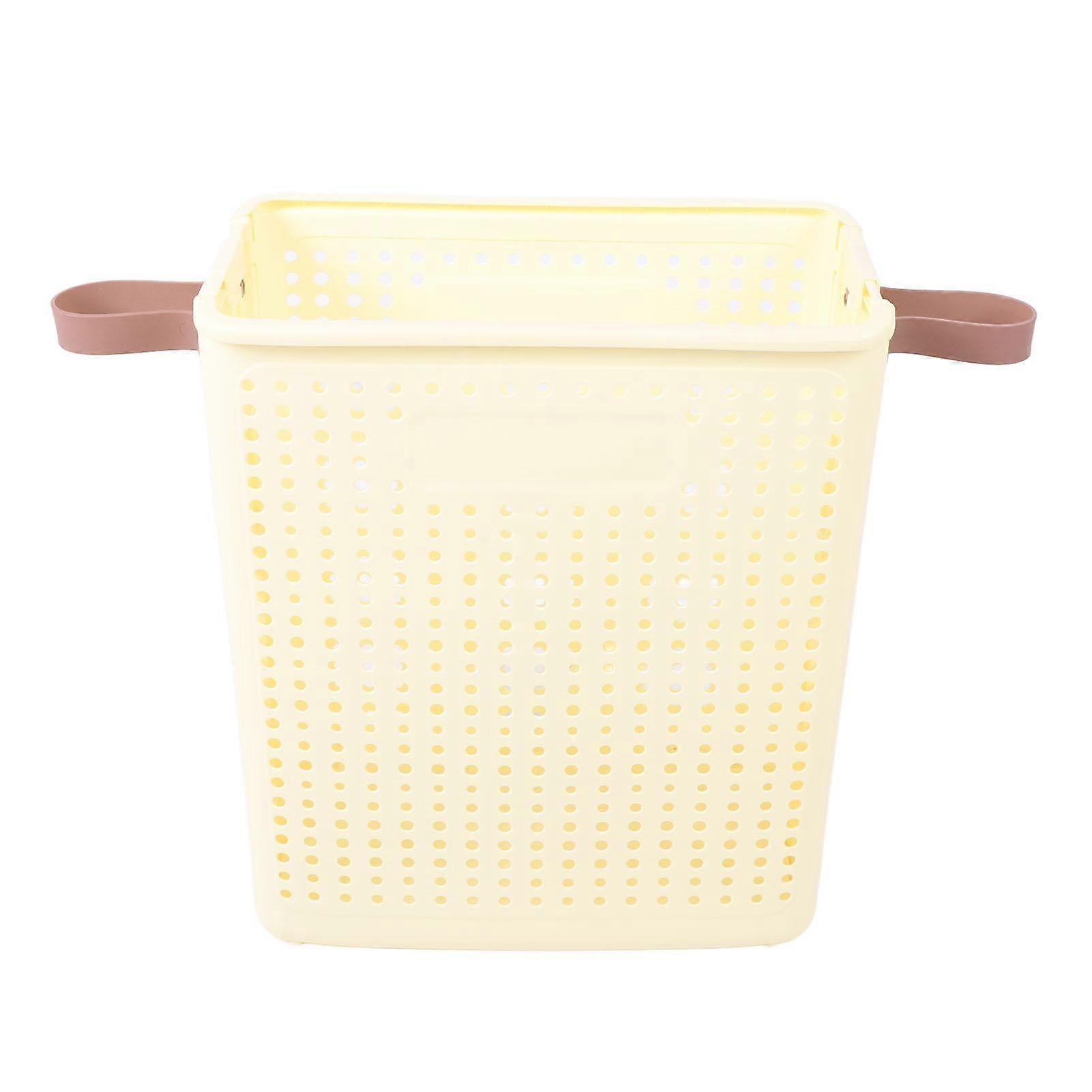 Slim Laundry Basket Foldable Space Saving Sturdy PP Plastic Narrow Clothes Hamper for Bathroom