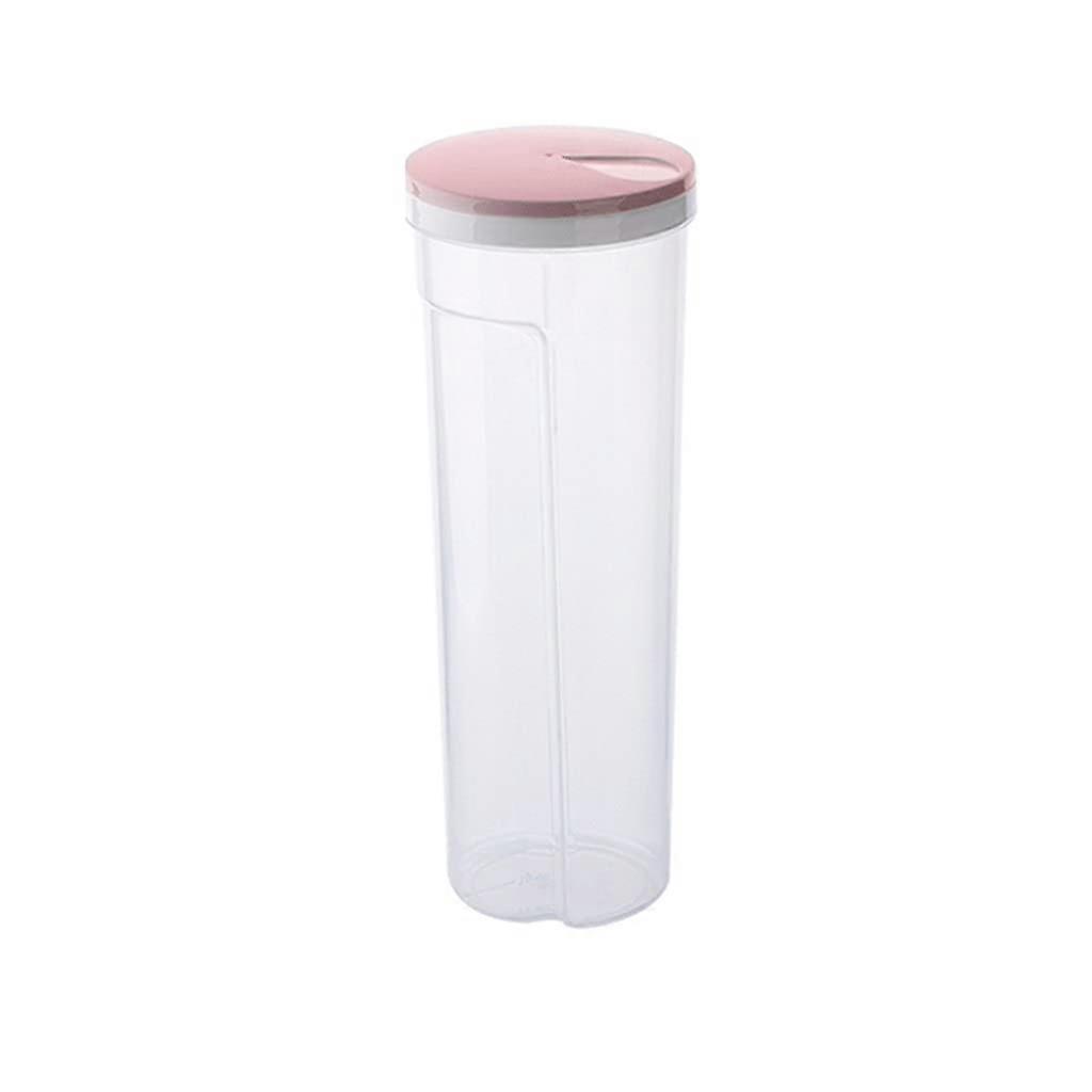 Spaghetti Pasta Storage Container 2L Clear Tall Plastic Jar with Adjustable Lid for Kitchen