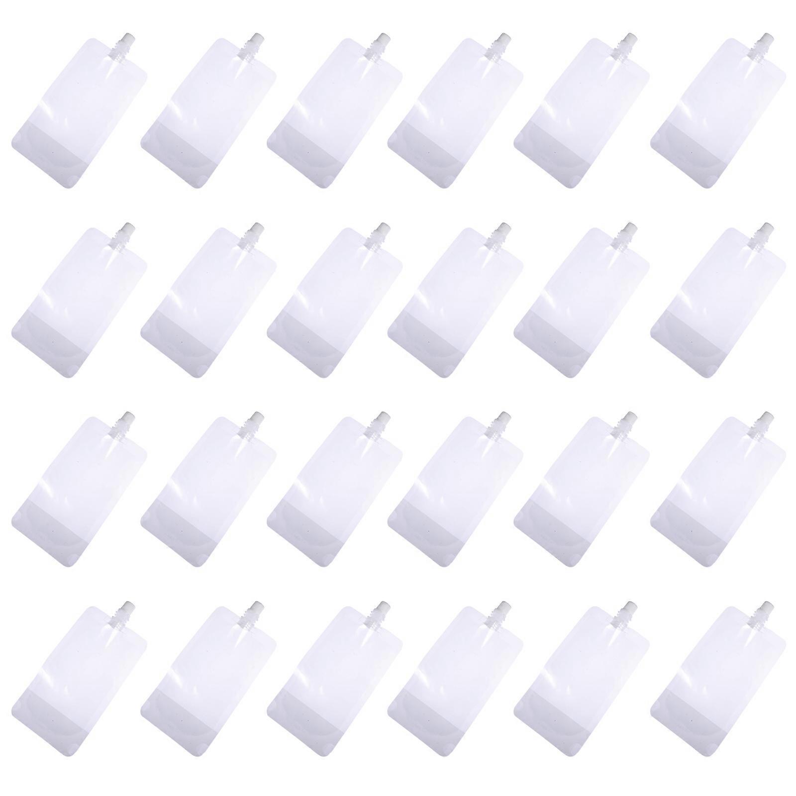 Beverage Bags Transparent Liquid Packaging Bags for 100Pcs Set