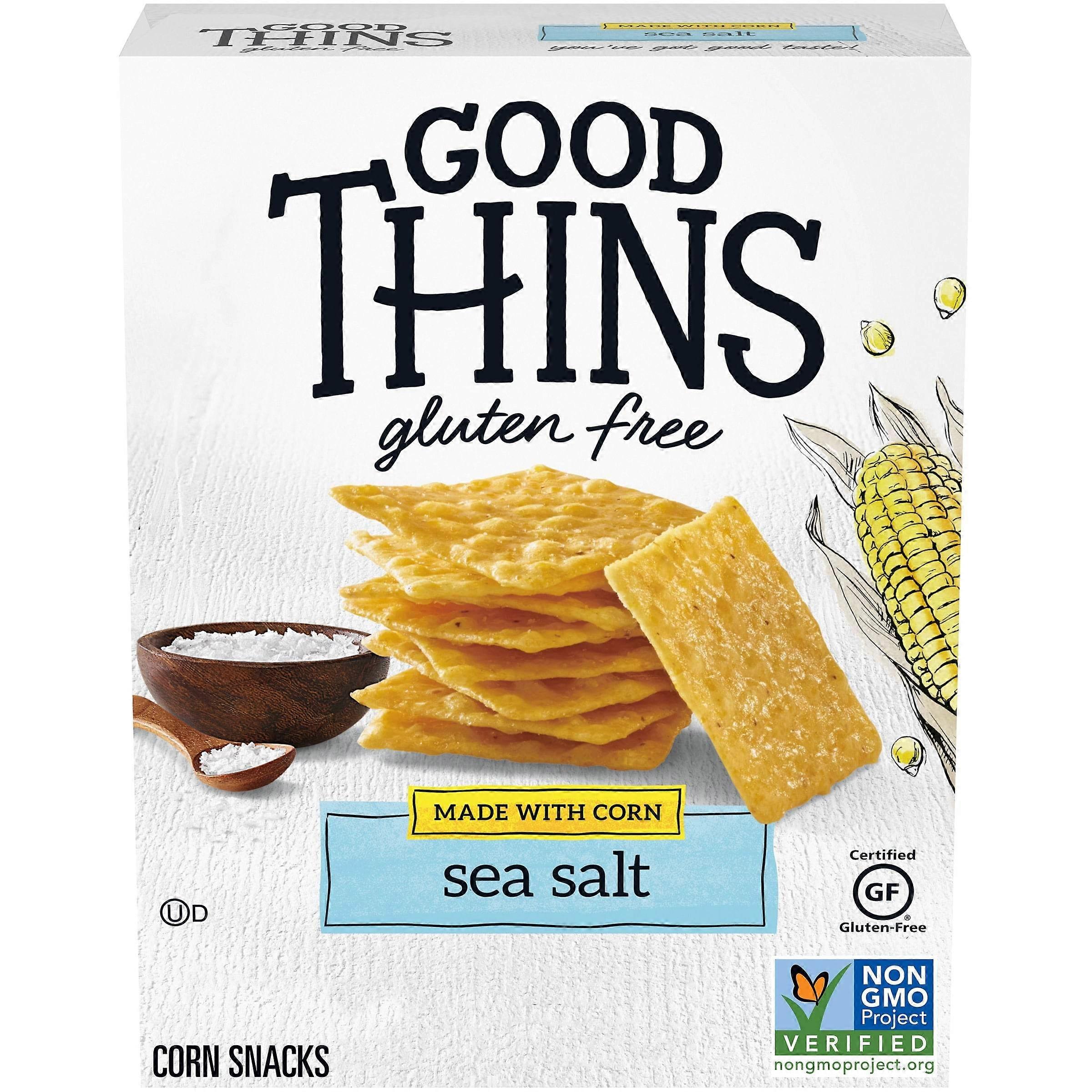 Good Thins Simply Salt Corn & Rice Snacks グルテンフリークラッカー、3.5オンス