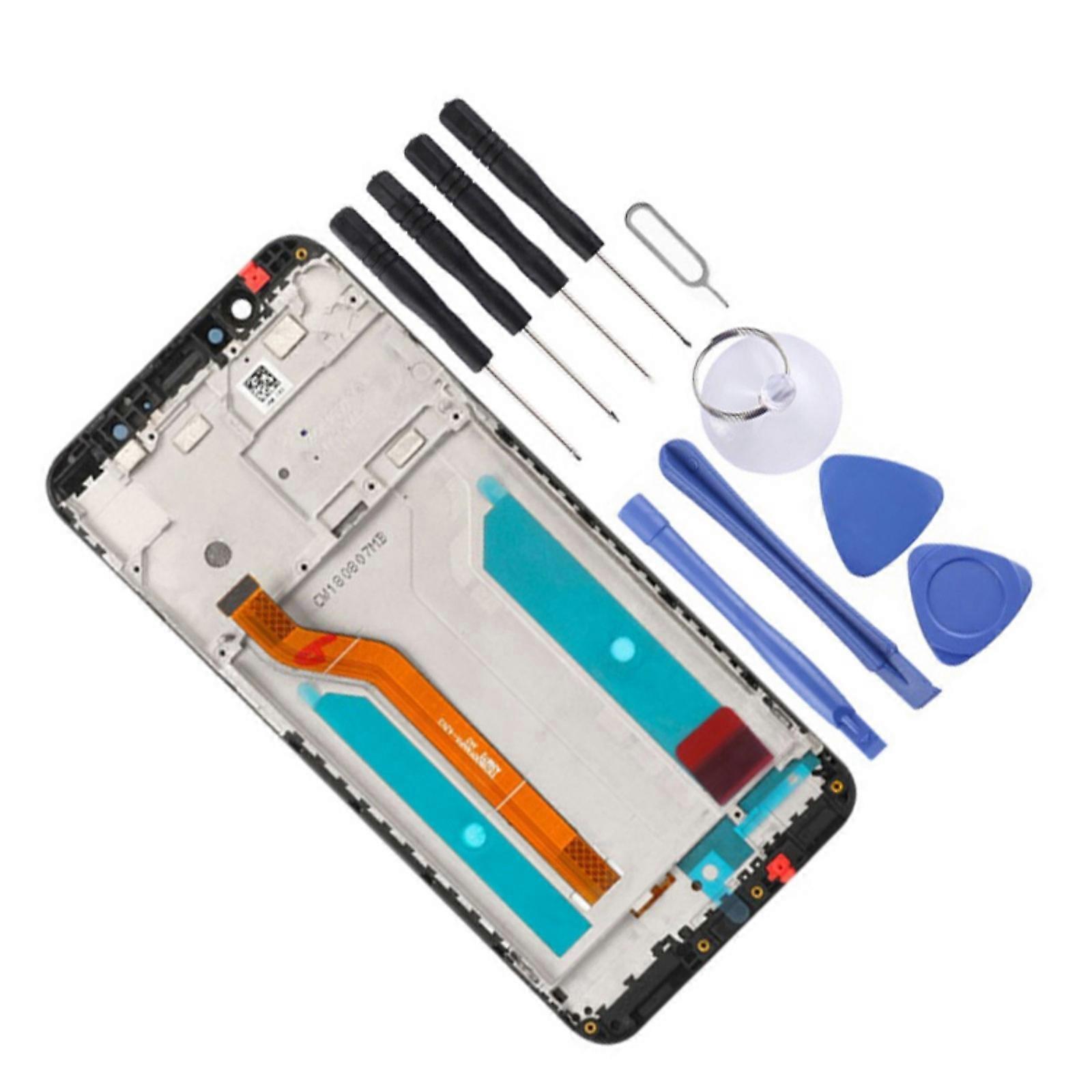 High Sensitivity LCD Touch Panel Screen Digitizer Assembly With Frame For ZB601KL ZB602KL Phone Screen Replacement Parts Multicolor