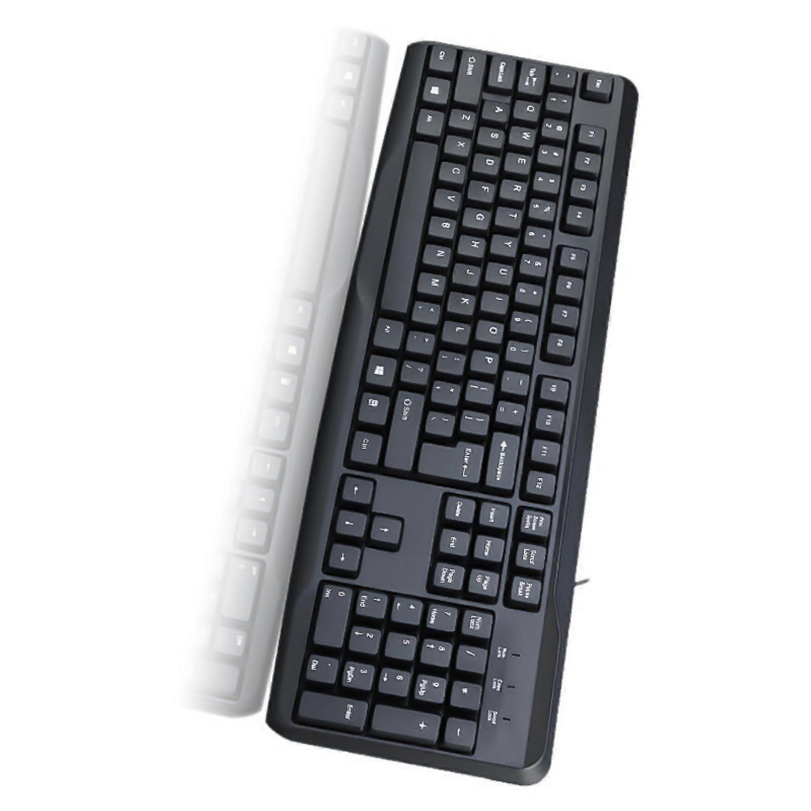 High Sensitivity and Durability 104Key USB Wire Keyboard With Water Resistant And Easy To Clean Features Stability Multicolor