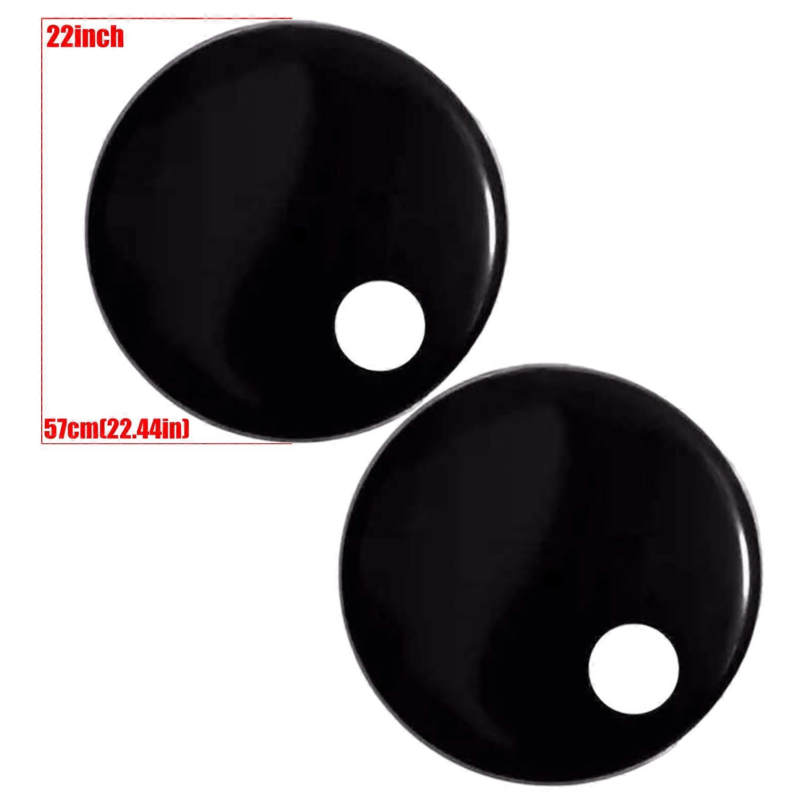 Universal Basses Drum Head Polyester Metal Composite for Quick Setups and Superior Resonance Control Multicolor