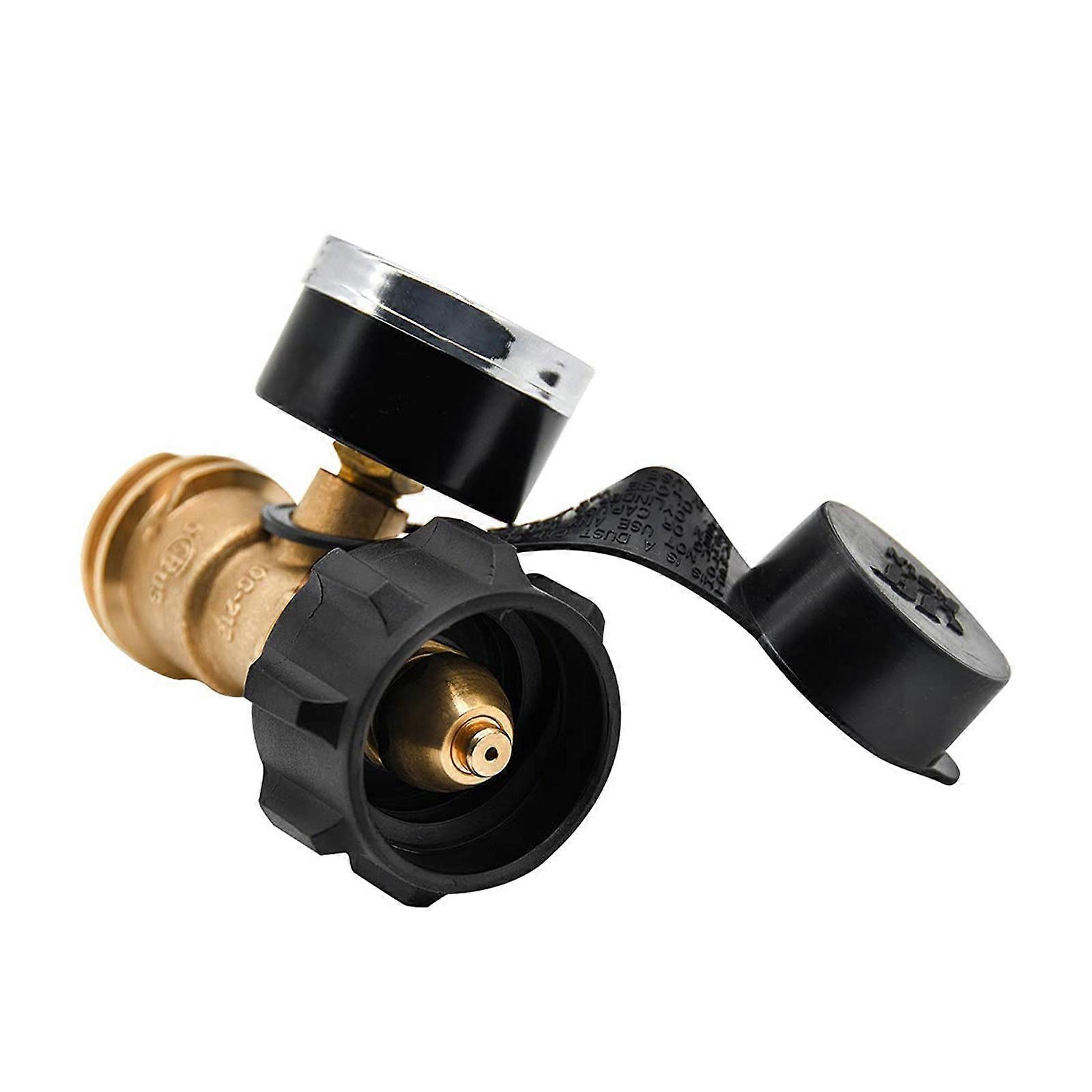 Quick Install Propane Tank Gauge Adapter Automatic Shutoff Function Strong Propane Level Indicator Tool for Industry Multicolor