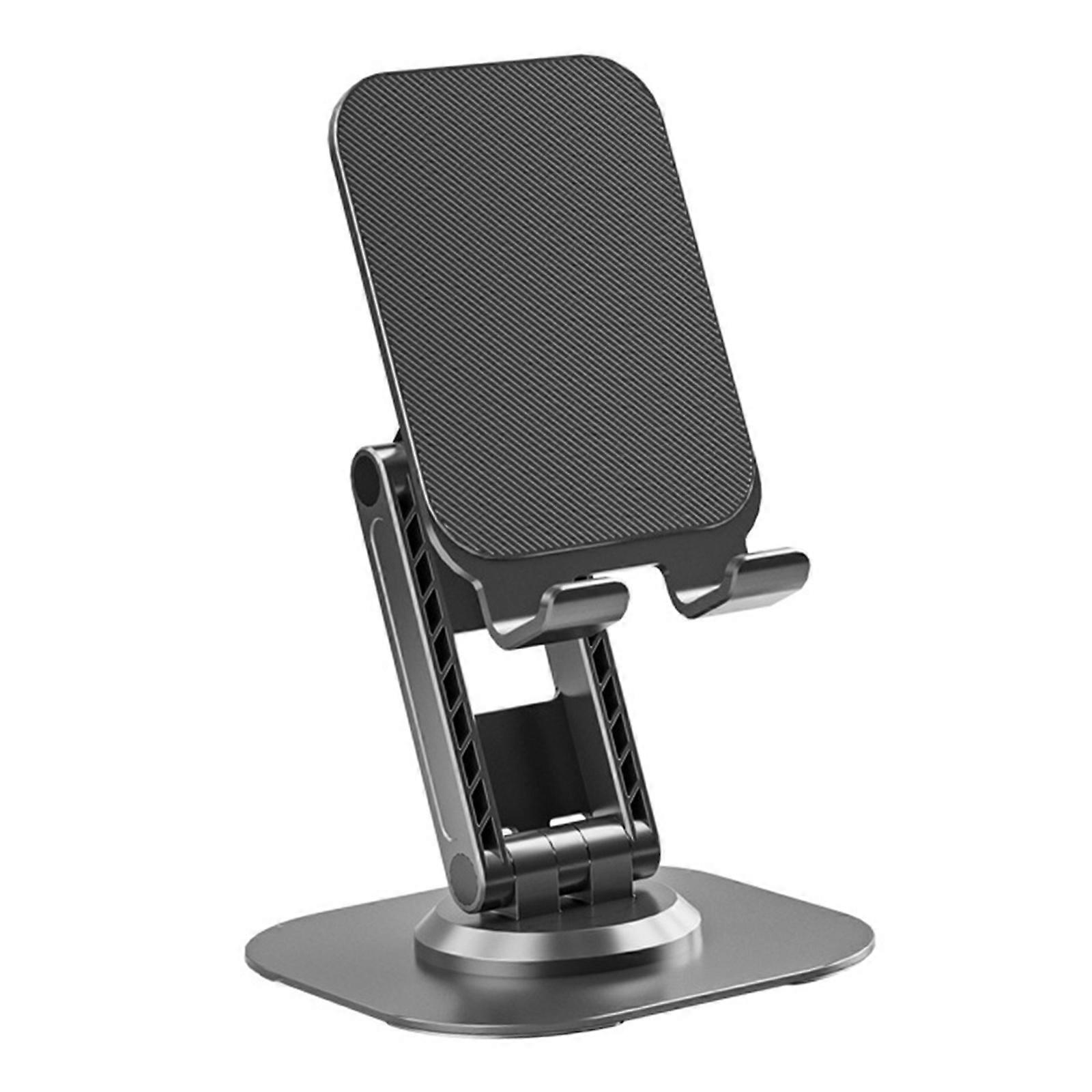 Cellphone Stand Lazy Bracket Foldable Phone Tablet Support Mount Desk Phone Holder Shockproof 360 Degree Rotating  cool black