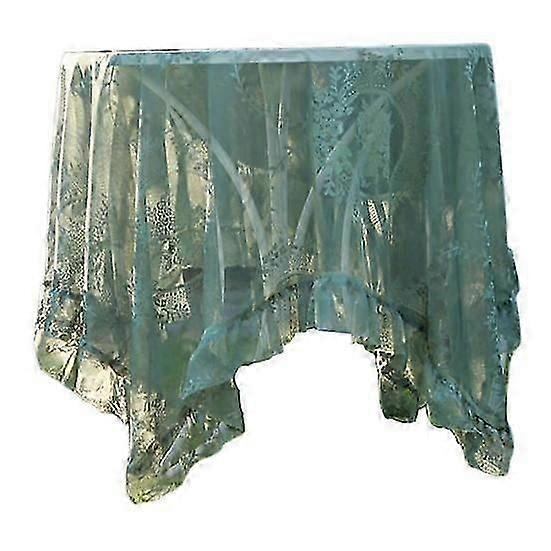 Retro Table Cloth See-through Hollow Out Lace Romantic Style Round Shape Ruffle!ZZ45