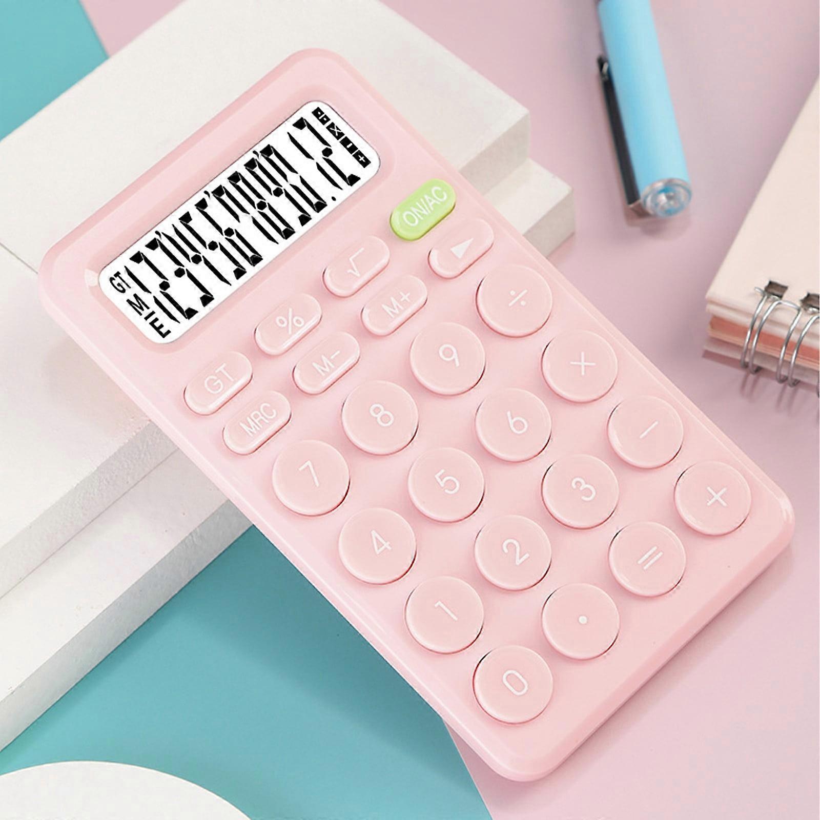 ZKCCNUK Calculator Transparent Calculator, Solar Computer,Calculator with Solar Calculator, Screen Calculator, on Clearance