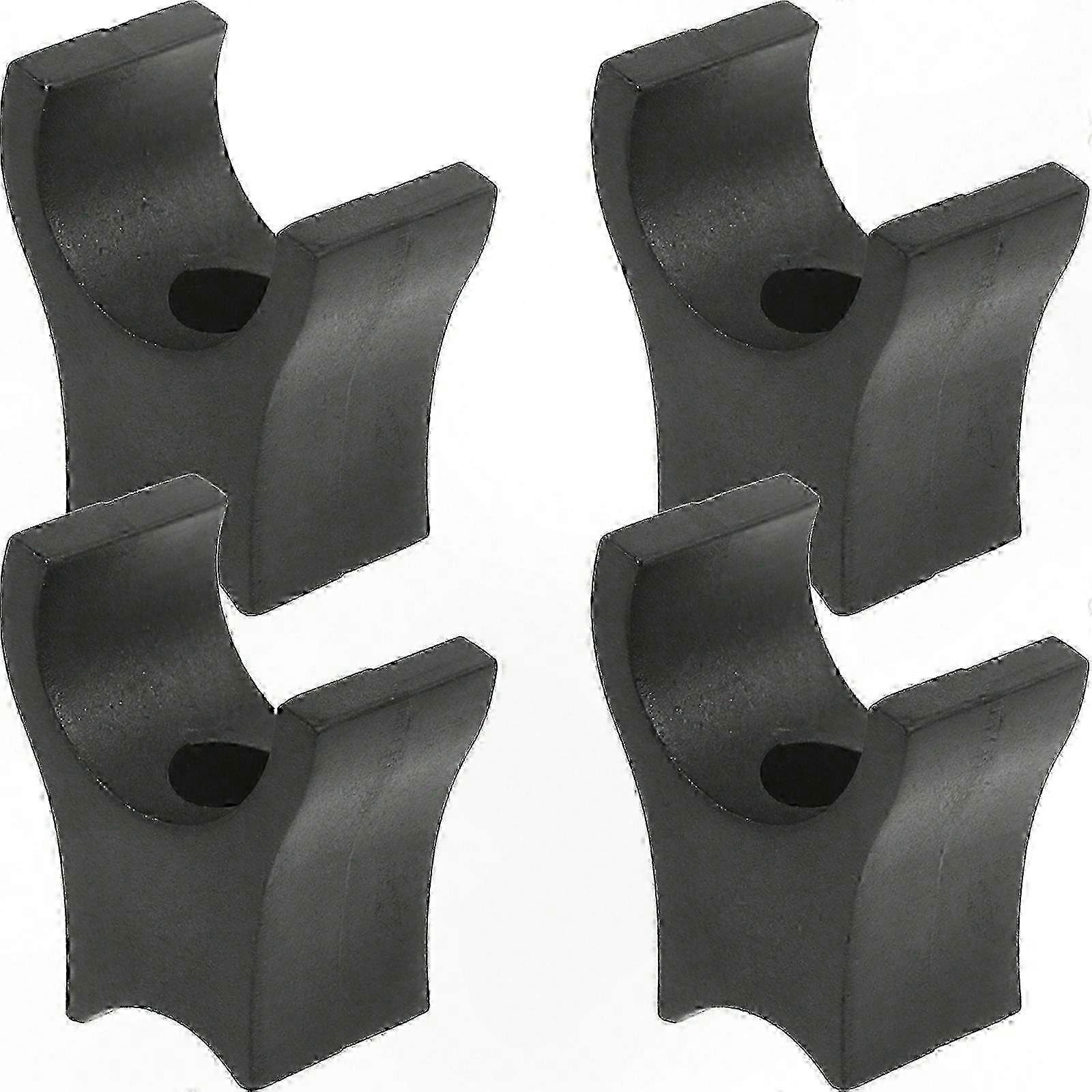 4-Pack Wheelchair Seat Rail Guides - Replacement Accessories for Seat Rails