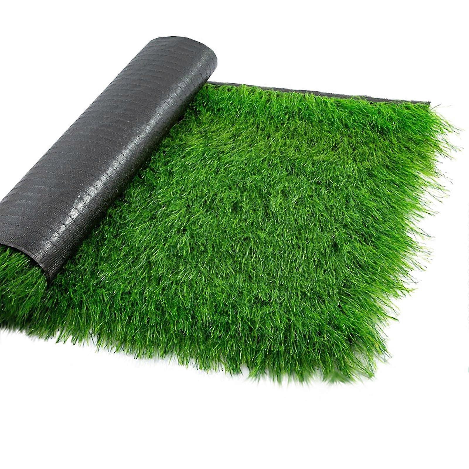 Artificial Thatch Grass Roof Roll Green Synthetic Palm for Tiki Bars Huts Hawaiian Party Decor (1x8m)