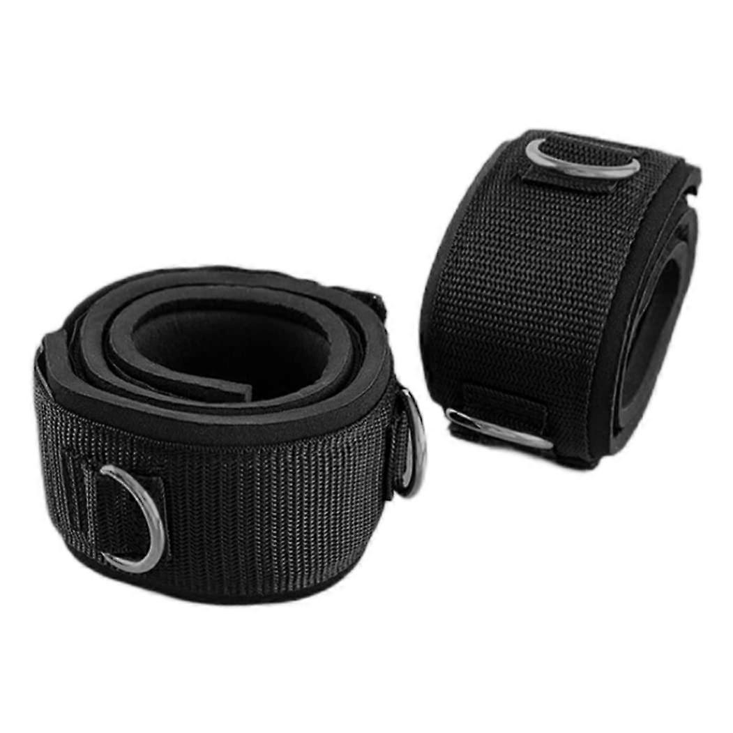 Thigh Strap Neoprene Padded Adjustable Ankle Leg Exercise Bands for Gym Running 2 Pack