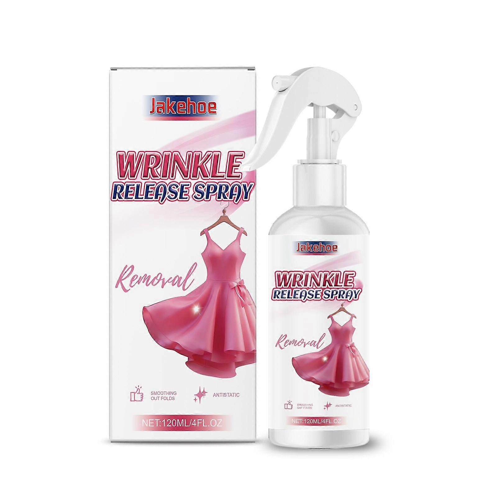 JAKEHOE Wrinkle Removing Spray is easy to use, suitable for various fabrics, and a must-have spray for business trips and travel.