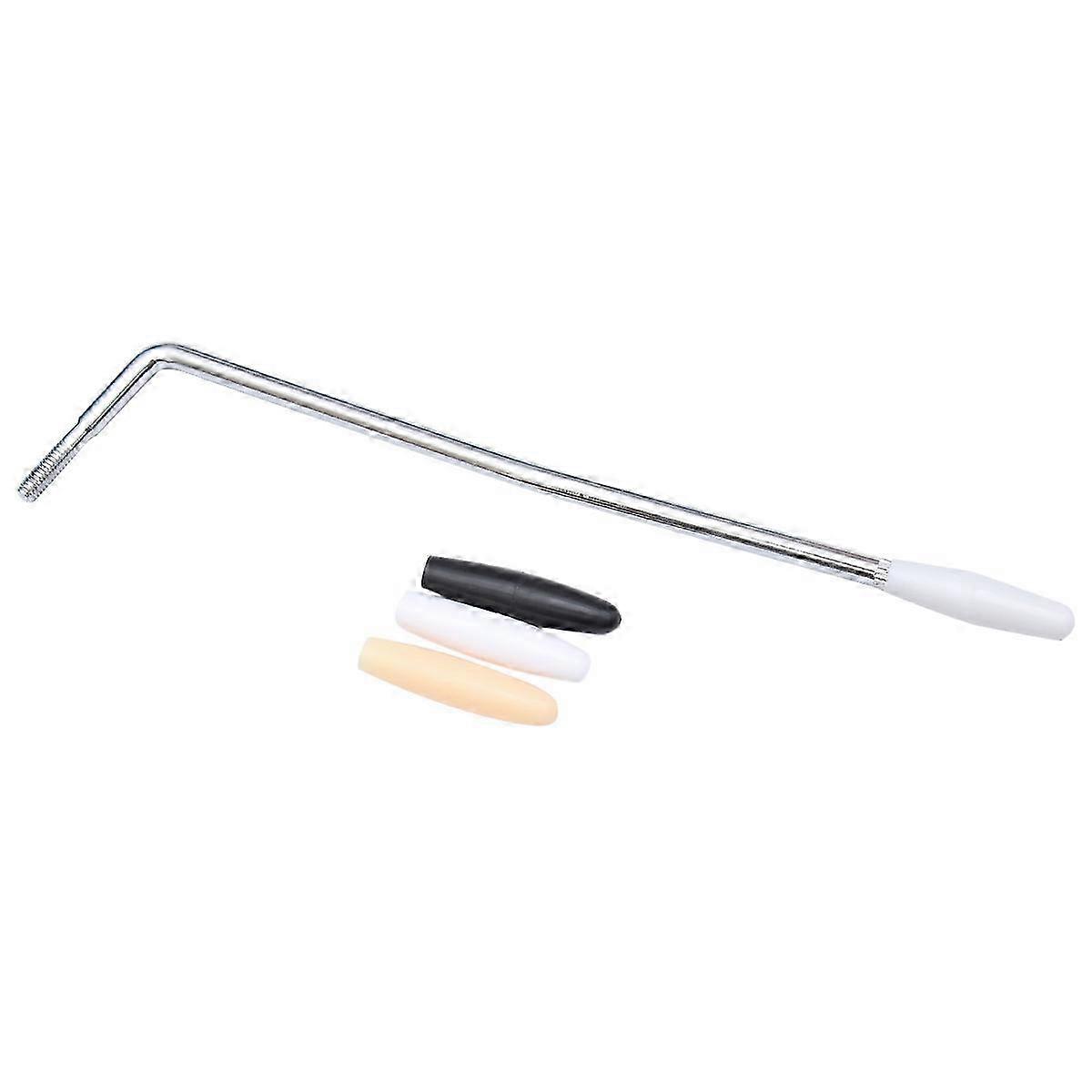 5 mm elgitarrsvevarm med vev och 3 tipplockar för Stratocaster (silver)