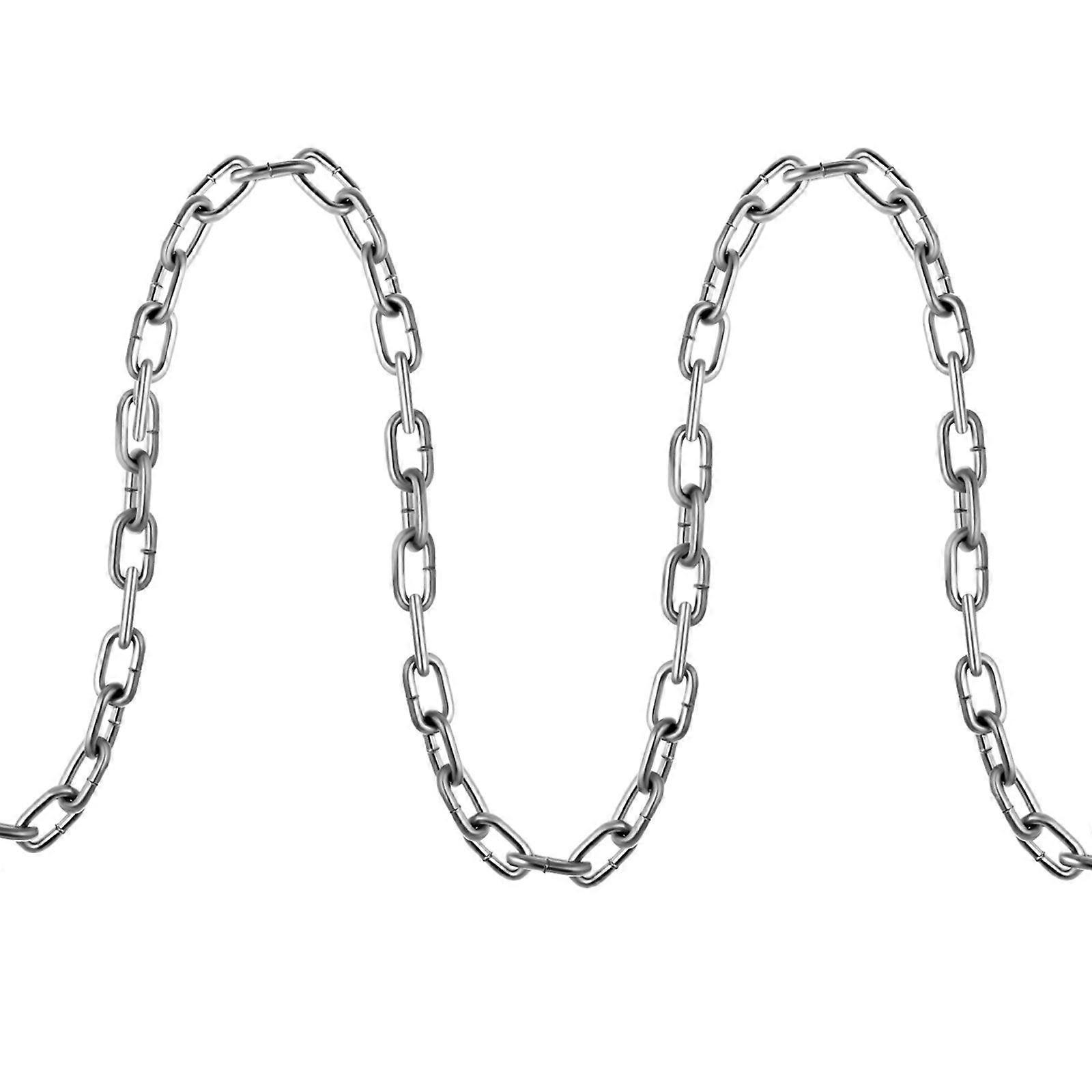Grade 30 Chain 3/16 Inch by 100Ft Length Grade 30 Proof Coil Chain Zinc Plated Grade 30 Chain for Towing Logging Agriculture and Guard Rails