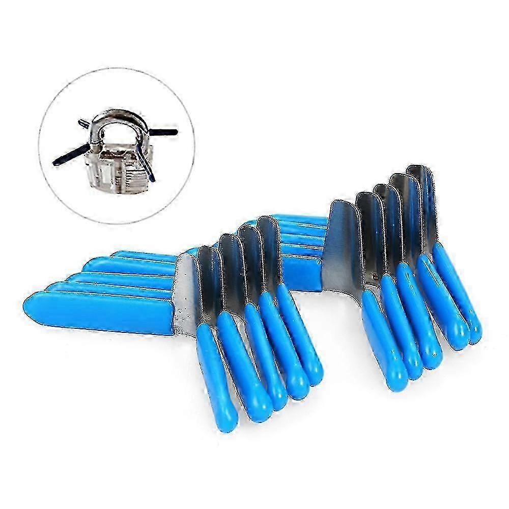 10 Pcs Padlock Shim Picks Set Lock Opener Practice Locksmith Tools