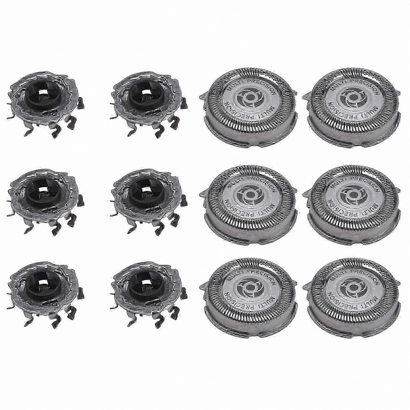 6-Pack Replacement Heads for Series 5000 Shavers, MultiPrecision Blades Compatible with S5000 S5420 S5380 S5351 Models