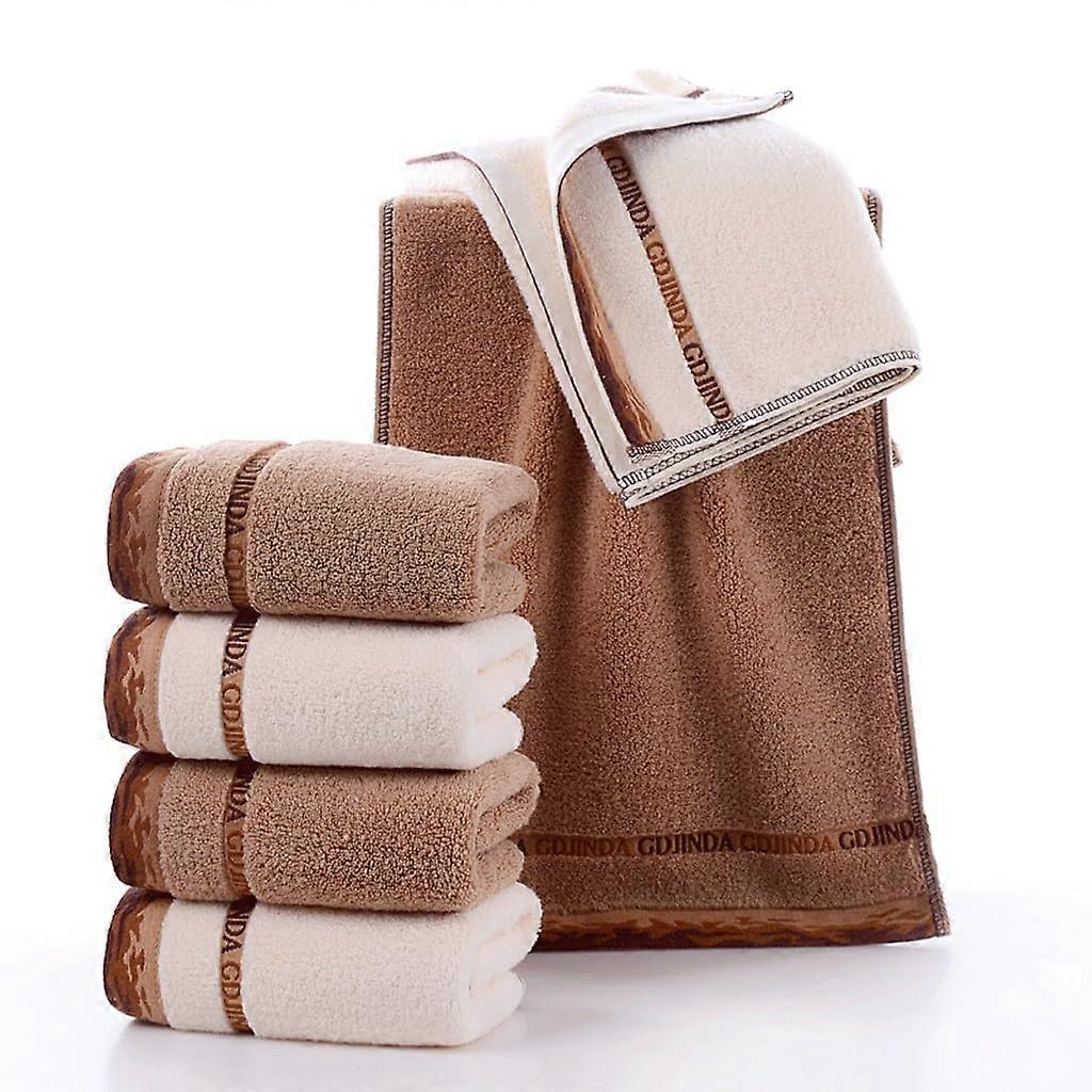 Soft Absorbent Bath Towel for Couples, Thickened Hotel Guest Towel, Multicolor 34x75cm