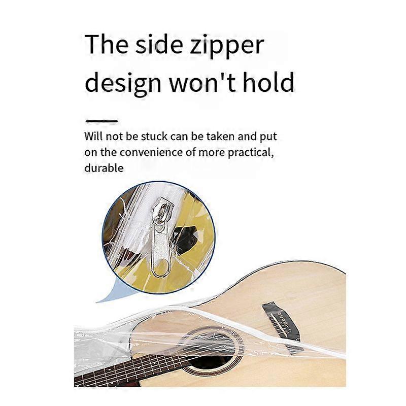 Guitar Dust Cover Transparent Translucent Dust-Proof Waterproof