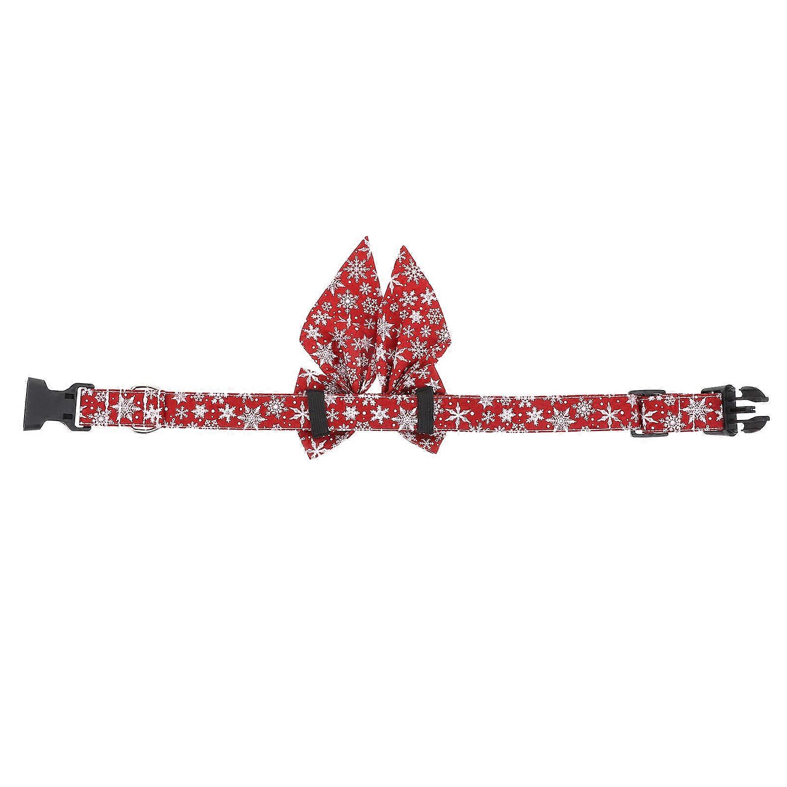 Red Adjustable Kitten Collar Buckle Design Cat Safety Collar 3Pcs