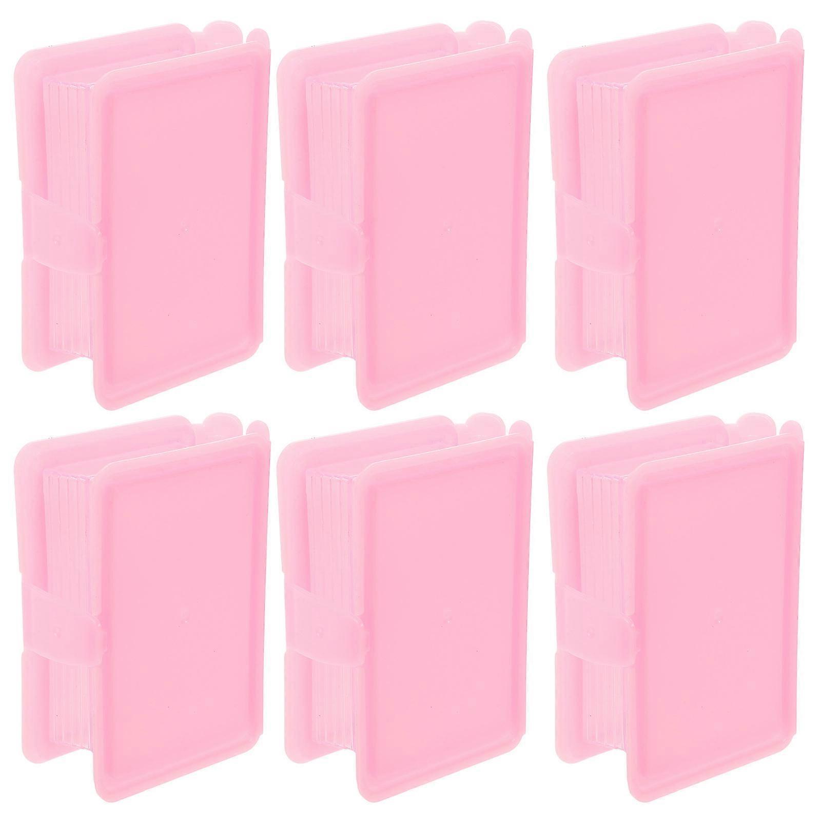 Book Box Pink for Storing 12Pcs Container Boxes