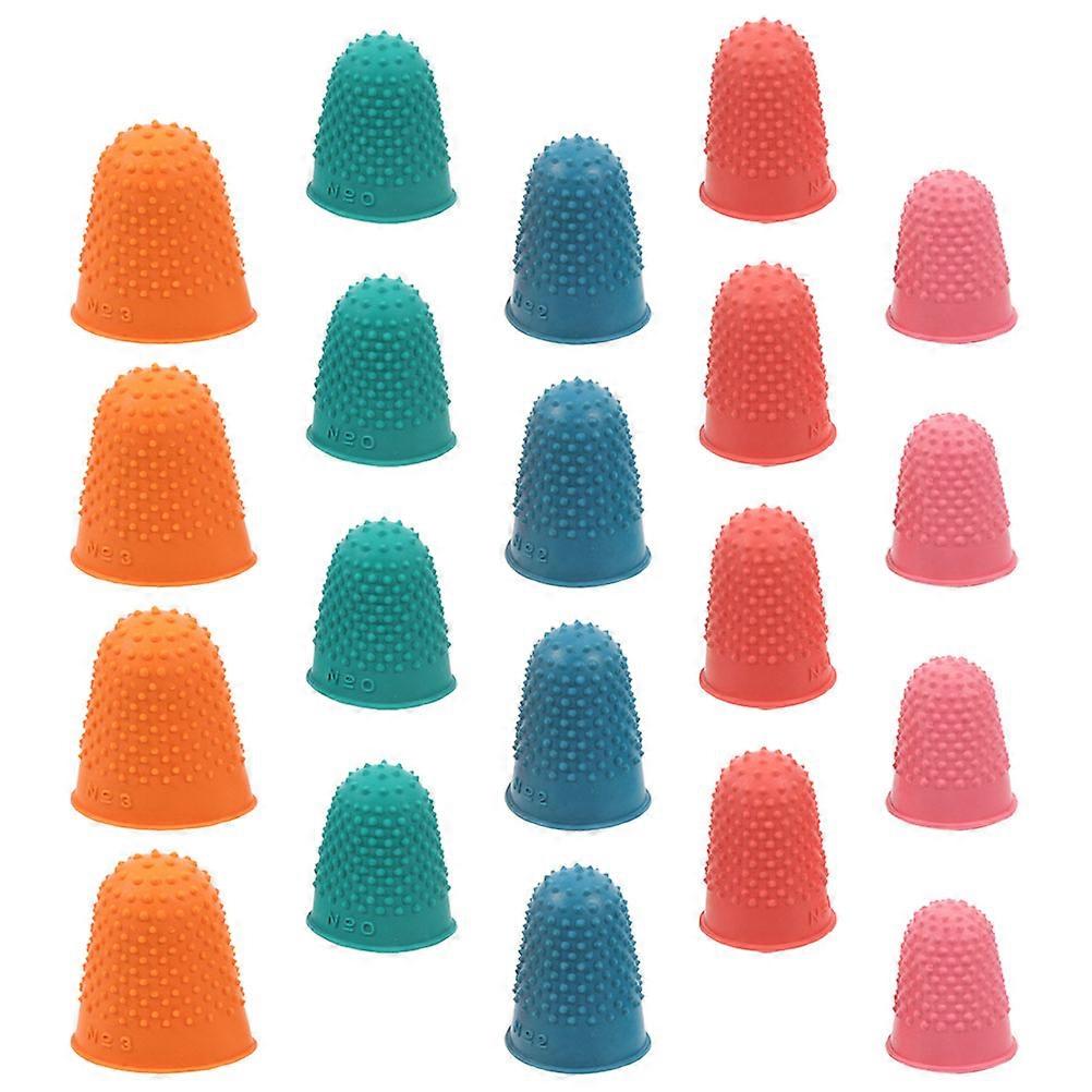 Rubber Finger Covers for Sorting with 20Pcs Reusable Finger Protectors