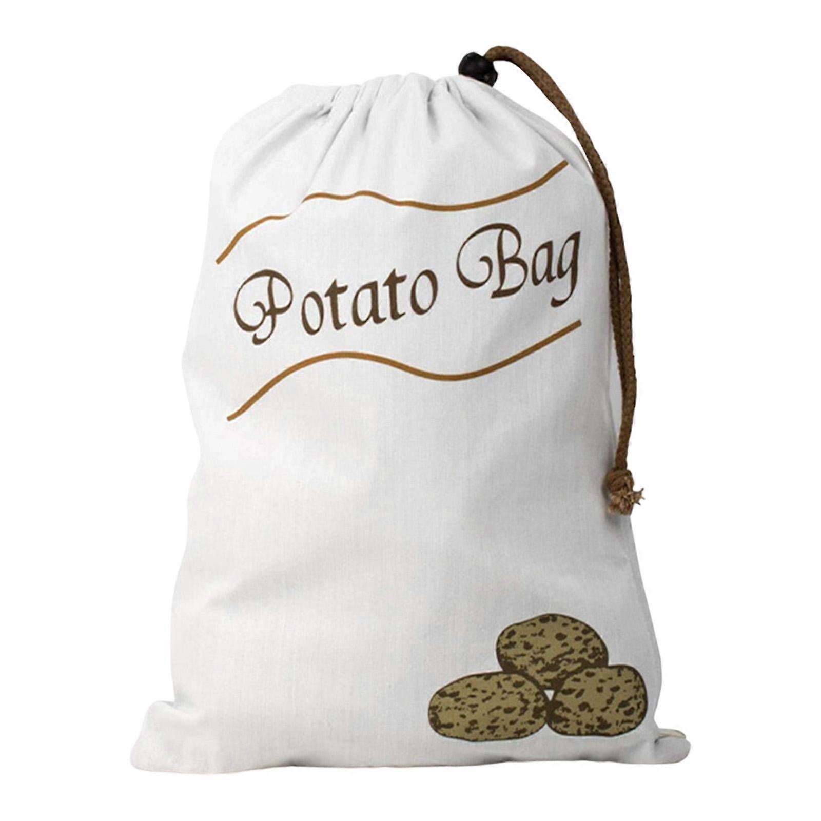 Vegetable Bag Potato Onion Storage Bag Reusable Practical Multipurpose Canvas