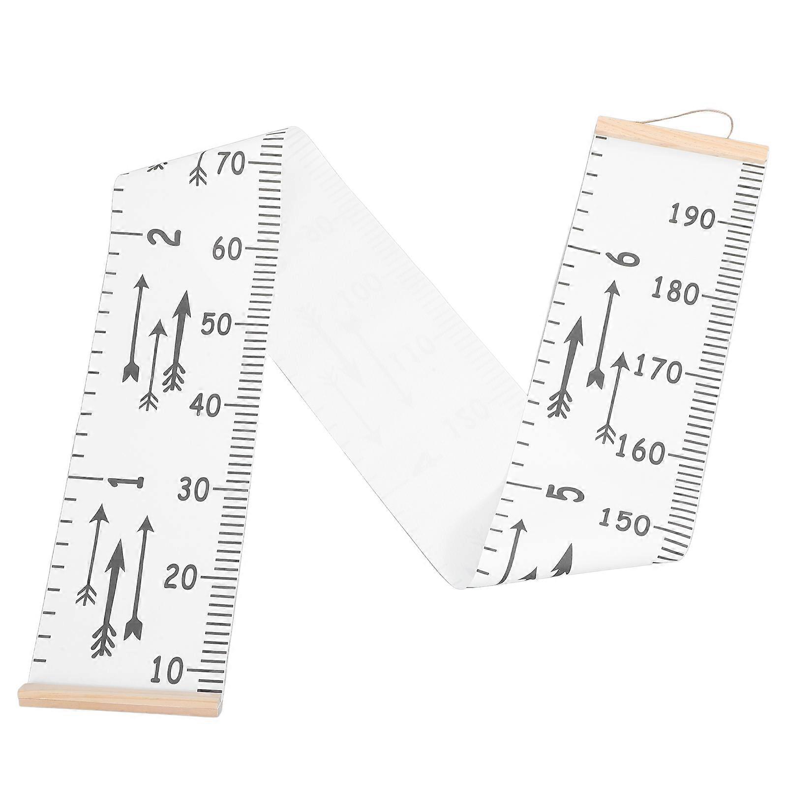Wooden Kids Height Ruler Rectangular Shape Ideal For Nurseries And Kindergartens 1Pack