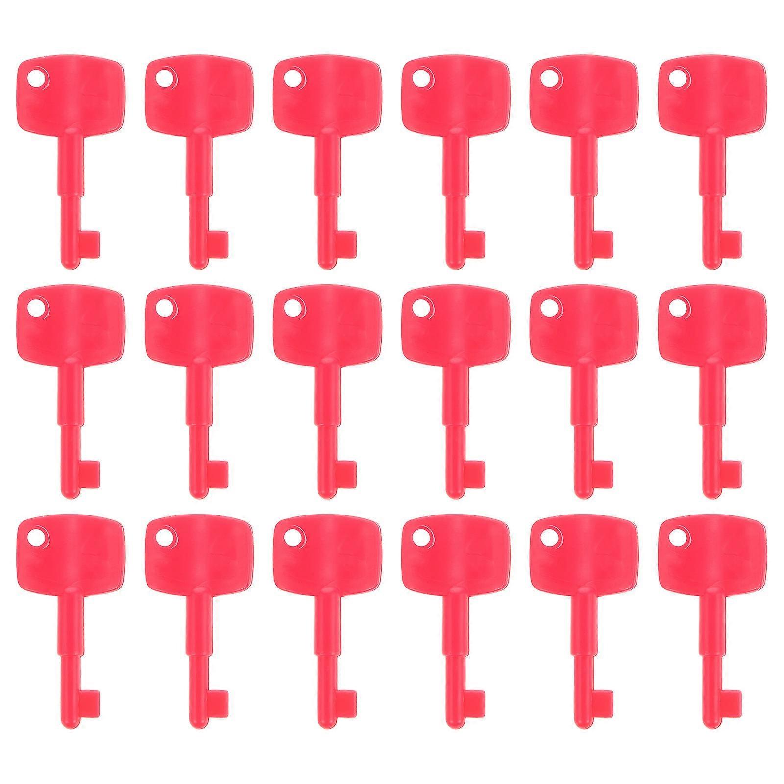 Button Reset Key Durable Plastic Emergency Reset Keys 20Pcs for Home