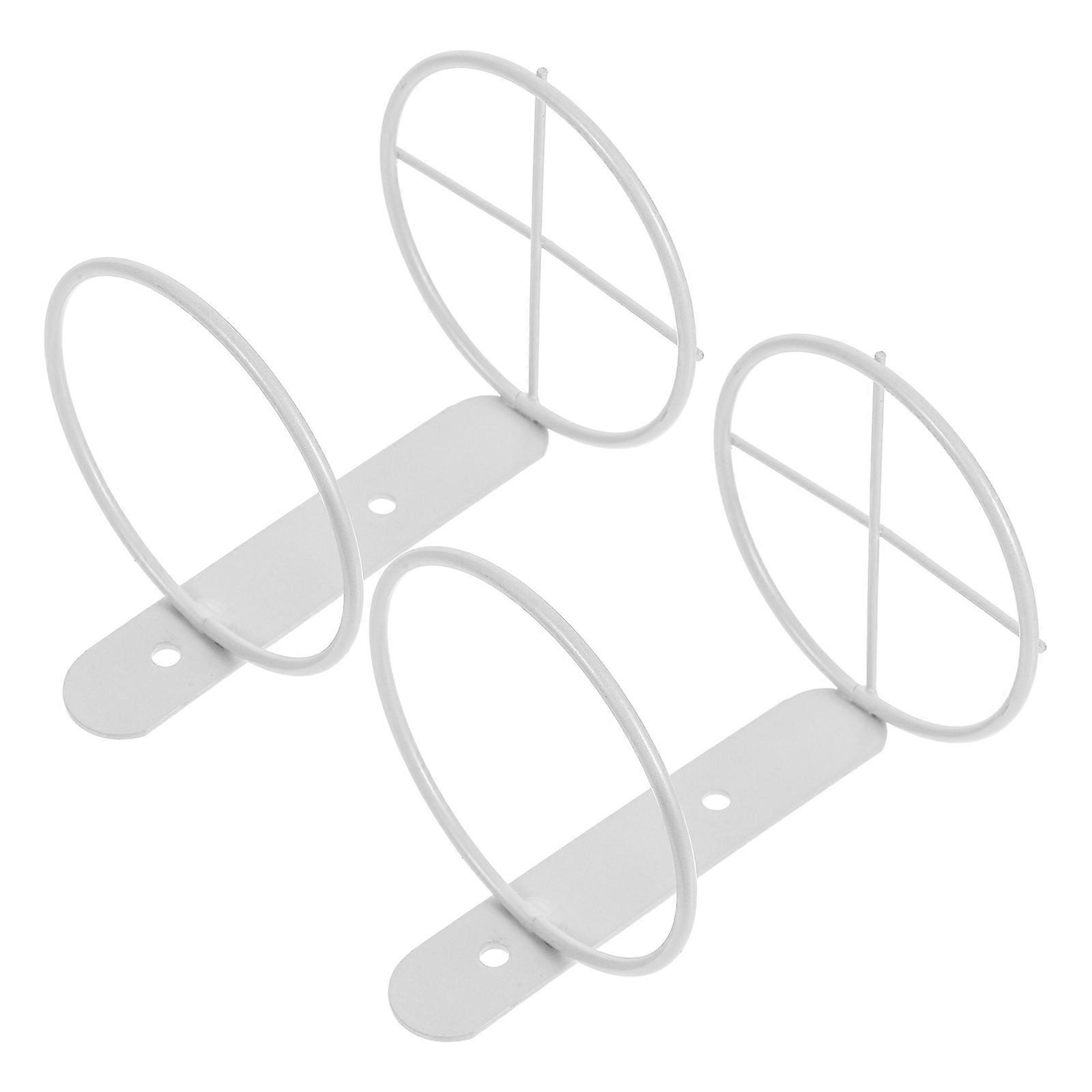 Wall Mounted Rack Holder for Storage 2Pcs Metal Iron