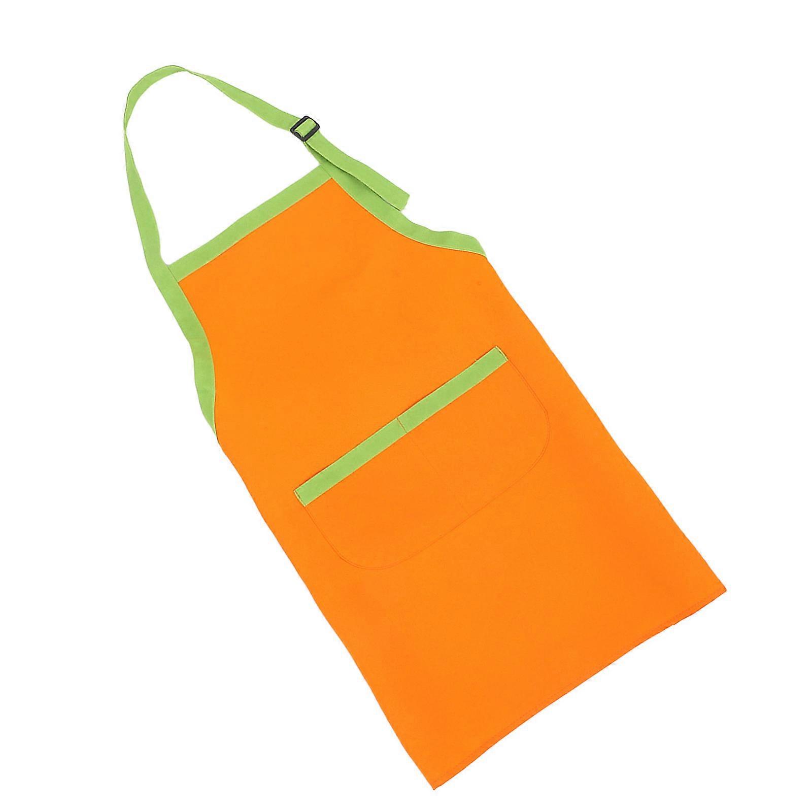 Kids Apron Polyester Material with Adjustable Strap and Two Pockets