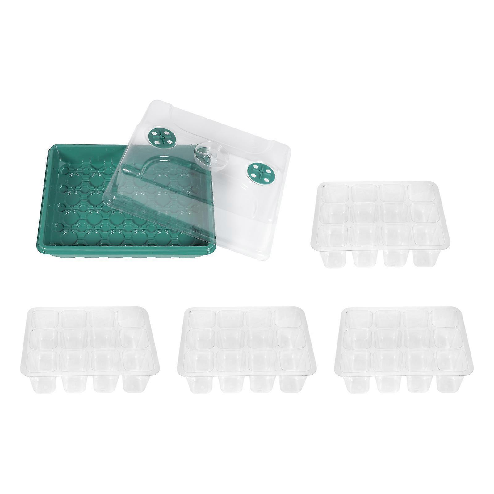 1 Set Plant Germination Box Flower Starter Case Mini Greenhouse