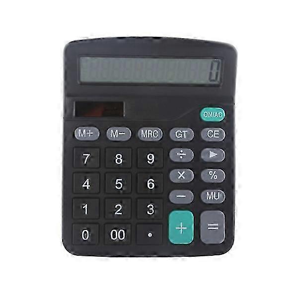 Helect Calculator, Standard Functions, Desk Calculator, Black