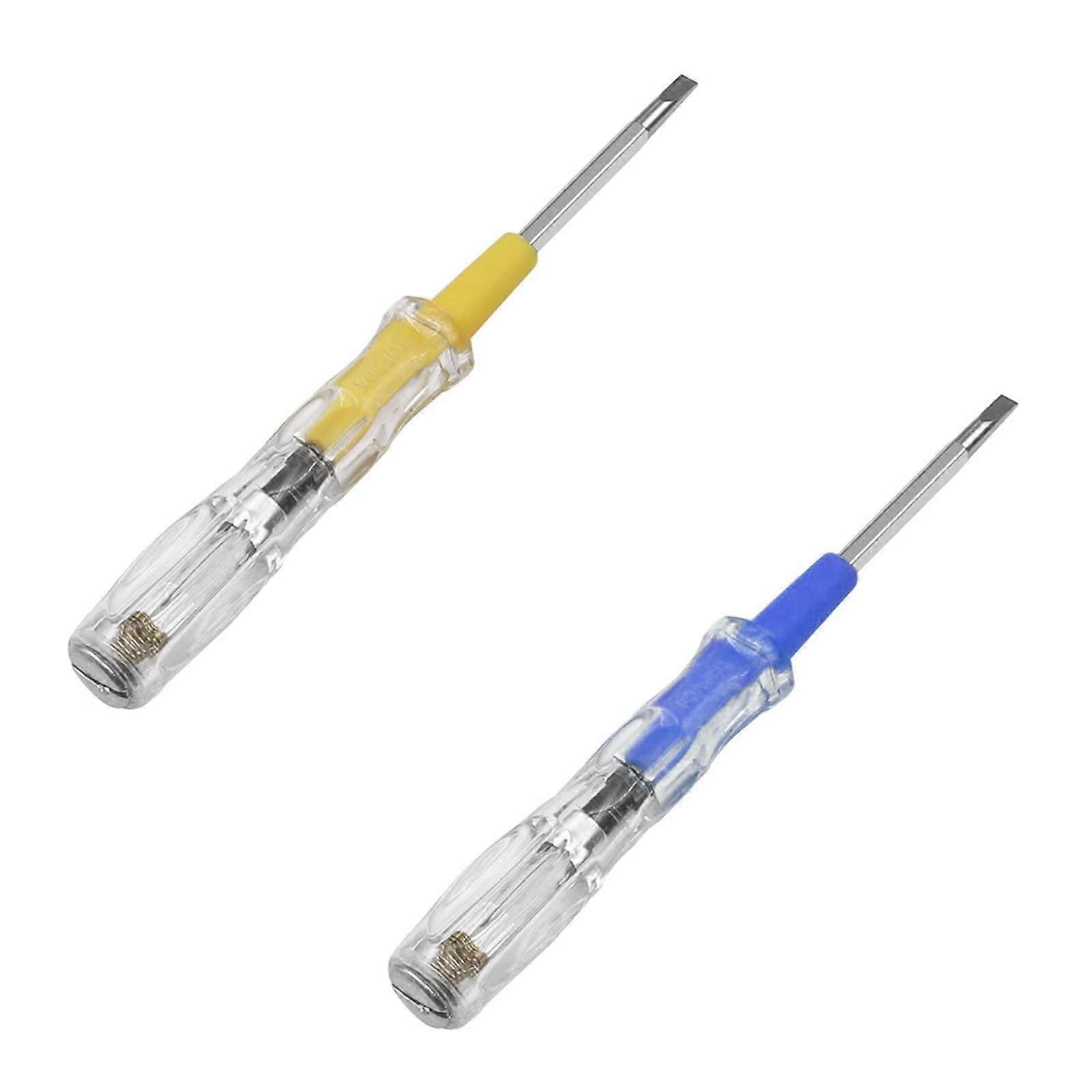 Electric Voltage Tester Pen with Light for Live Circuit Detection, Insulated Multifunction Screwdriver