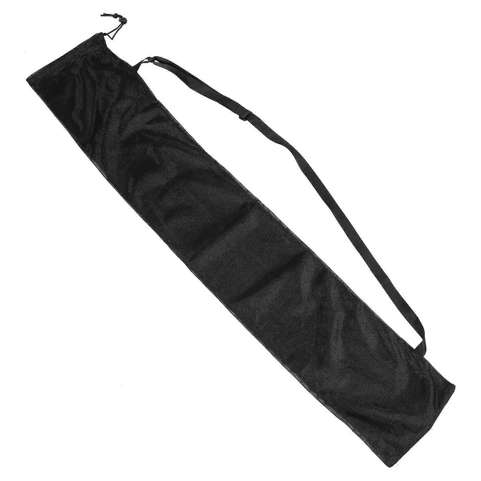 Black Reusable Boat Paddle Bag for Kayaking with Zippered Storage