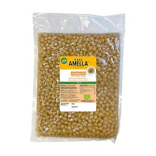 Organic cooked chickpeas 1 kg