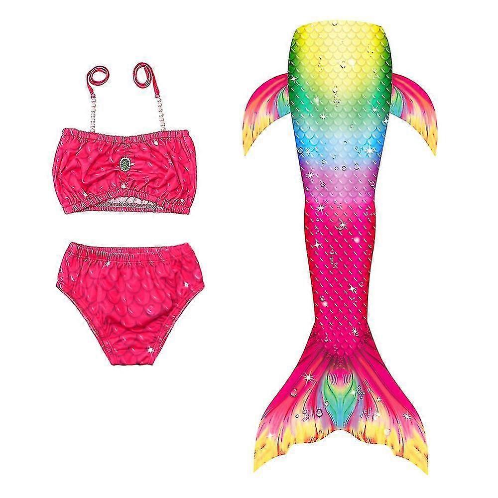 Flickans sjöjungfru badkläder