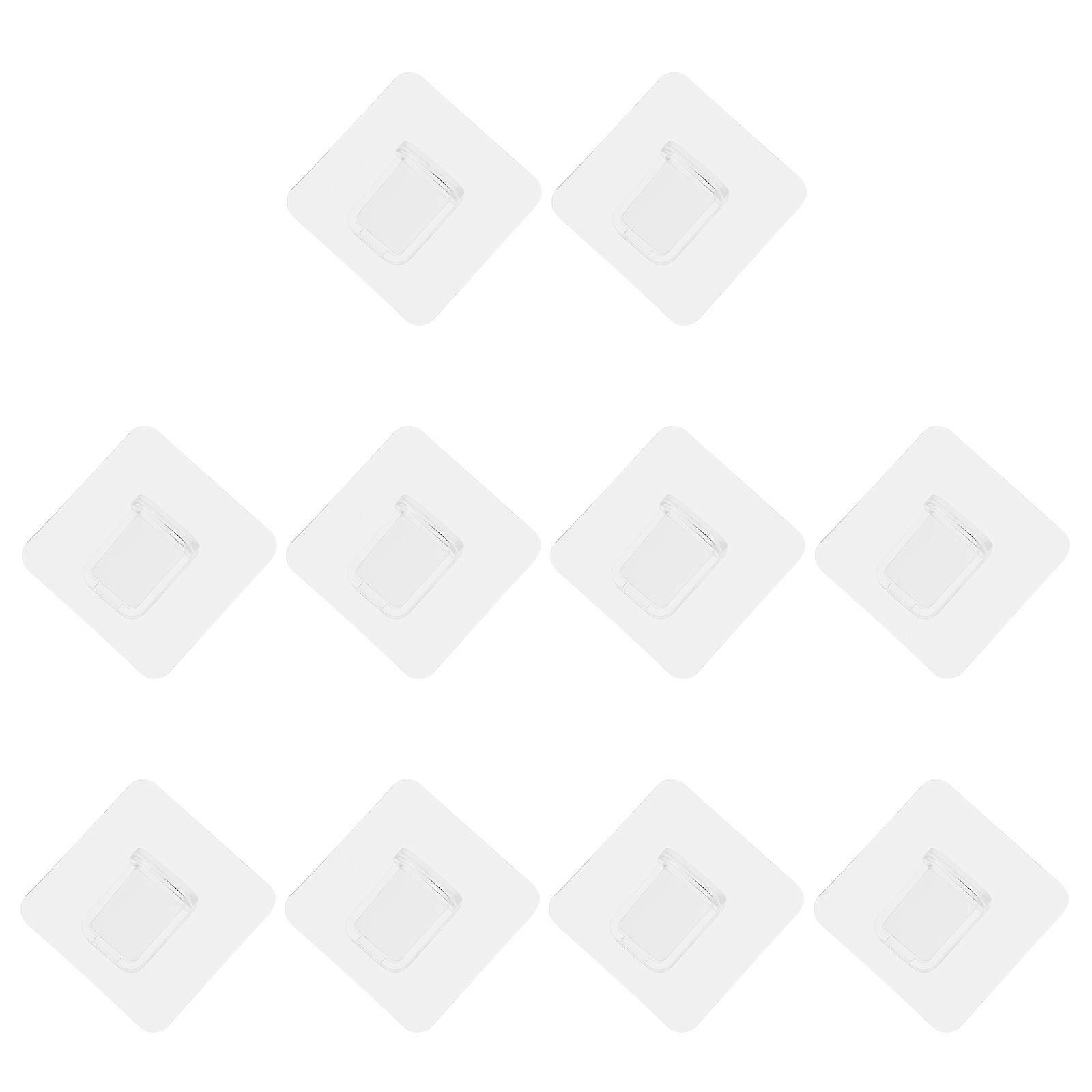 Shelf Support Adhesive Pegs Plastic Cabinet Clips for Shelf Support 10Pcs