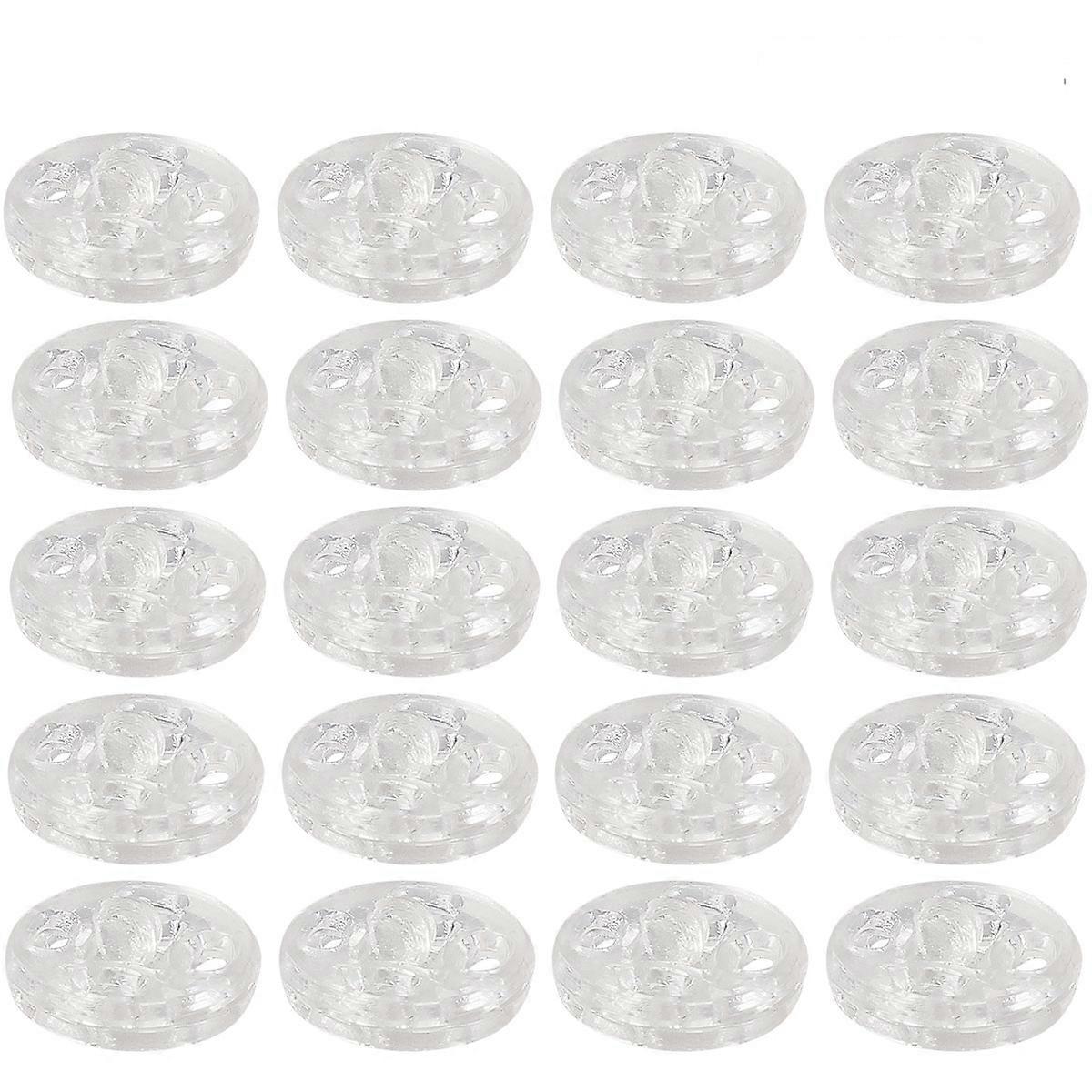 Transparent Plastic Button T-Shirt Button for Sewing 1000Pcs Pack