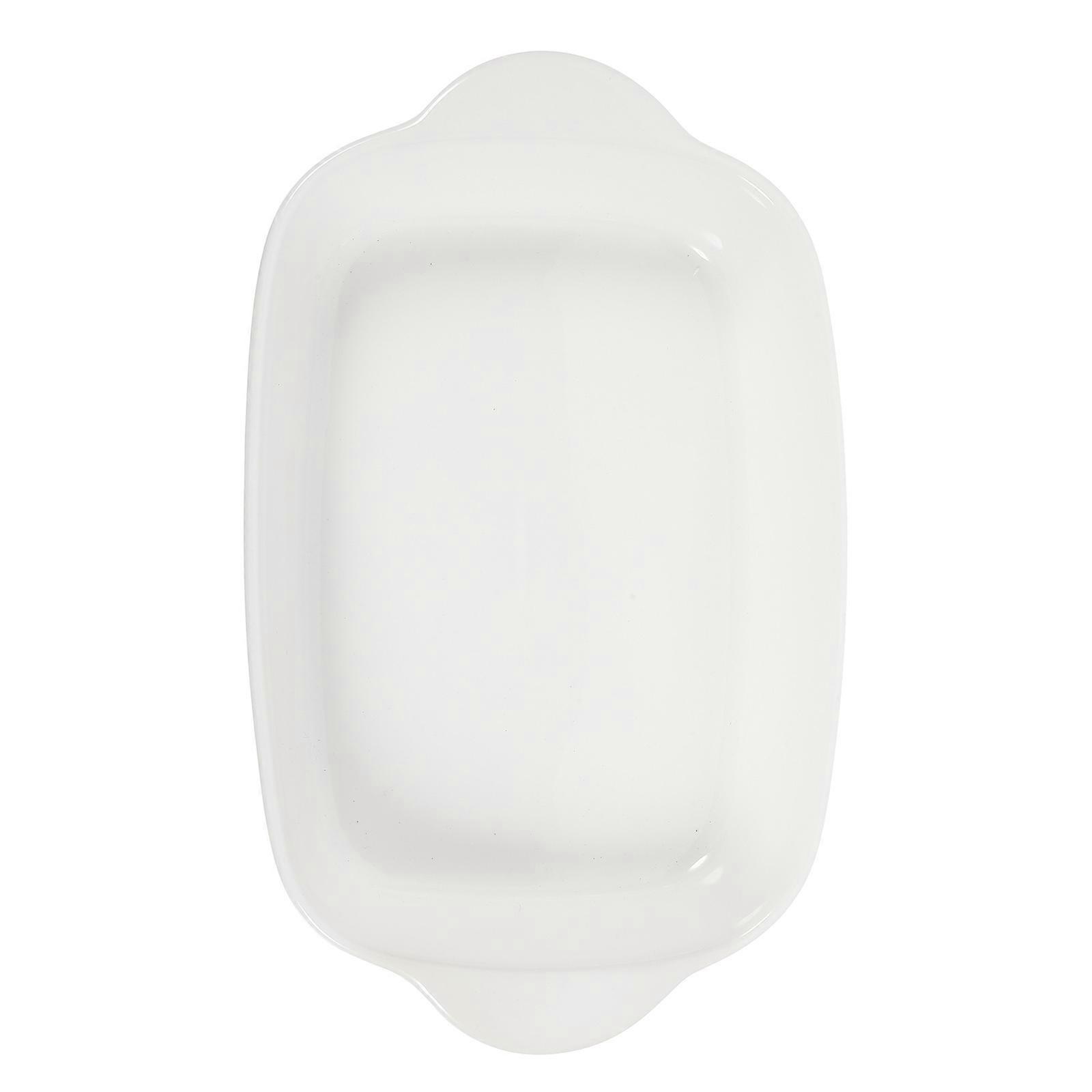 Double Handle Baking Dish Ceramic Roasting Dish for Oven Use 1 Piece