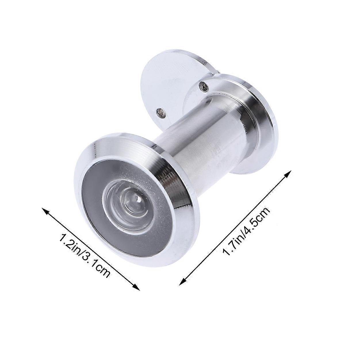 Home Door Viewer Door Security Peephole for Door Silver Function 1Pack