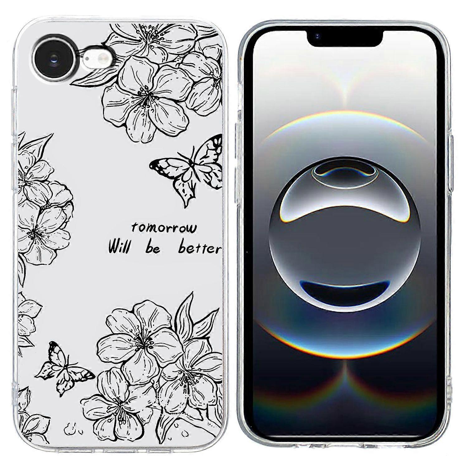 For iPhone 16e Case Soft TPU Phone Back Cover Pattern Printing