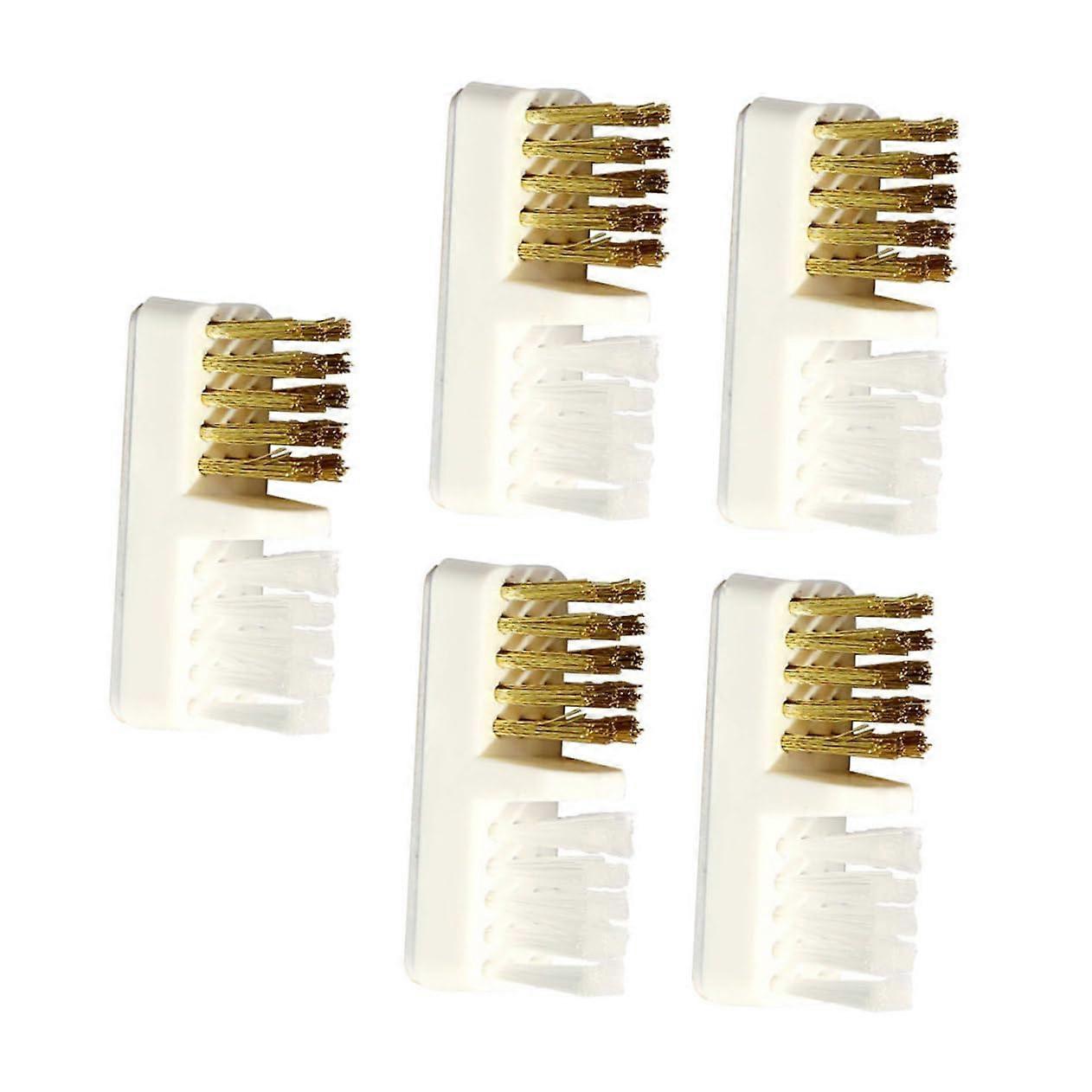 Nail Drill Bit Cleaner Brush Set for Effective Dust Removal, Durable Copper Wire, 5pcs Professional Manicure Tool