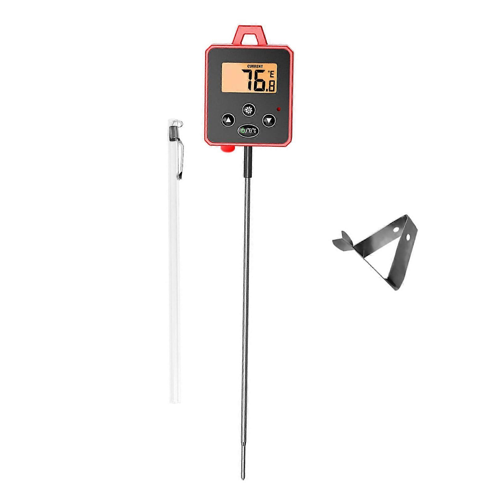 Digital Food Thermometer Waterproof Design Fast Read Accurate Temperature for Kitchen Cooking