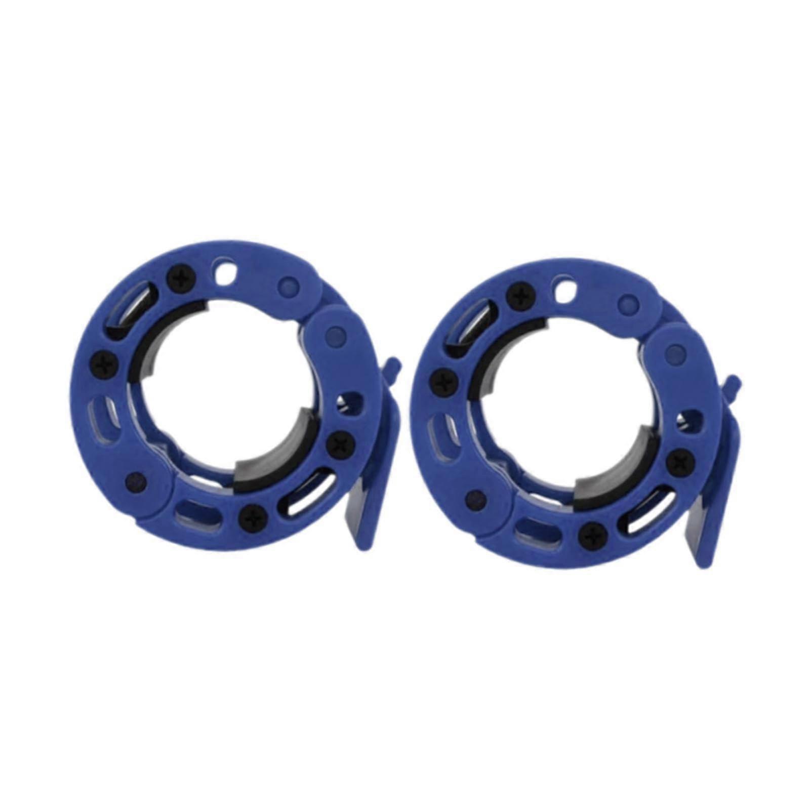 Barbell Collars Quick Release Lock Clips Pair for Gym Weightlifting Durable Compact Blue