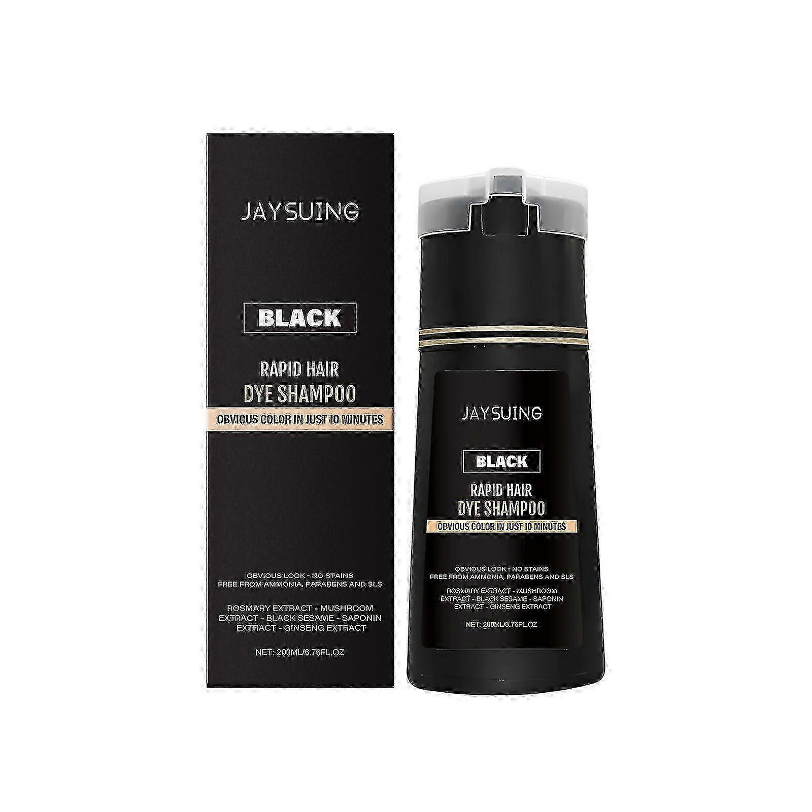 Men's Black Instant Shampoo - Pflegend