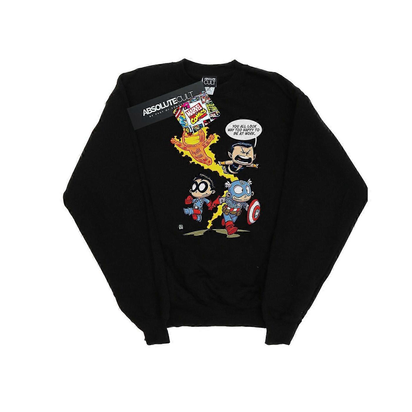 Marvel Comics Ragazzi Avengers Invaders Cartoon Sweatshirt